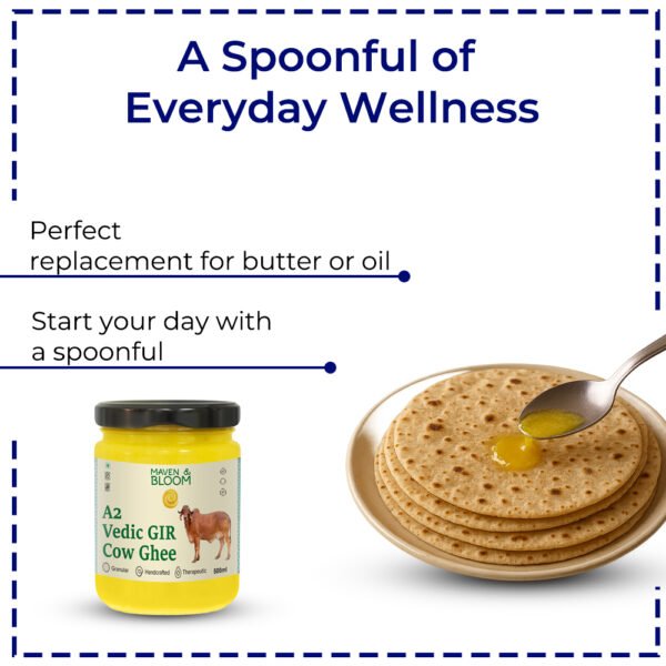 Buy A2 Ghee from Vedic Gir Cow 250ml | Natural & Pure